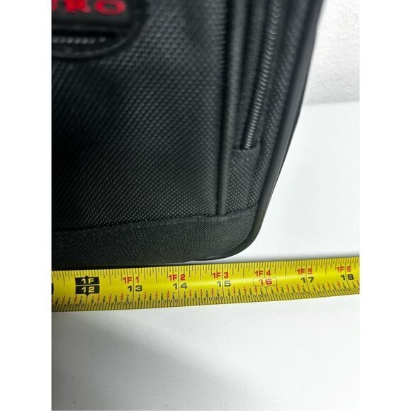 Luro Black Computer Laptop Bag with Handle and Strap - Picture 6 of 11